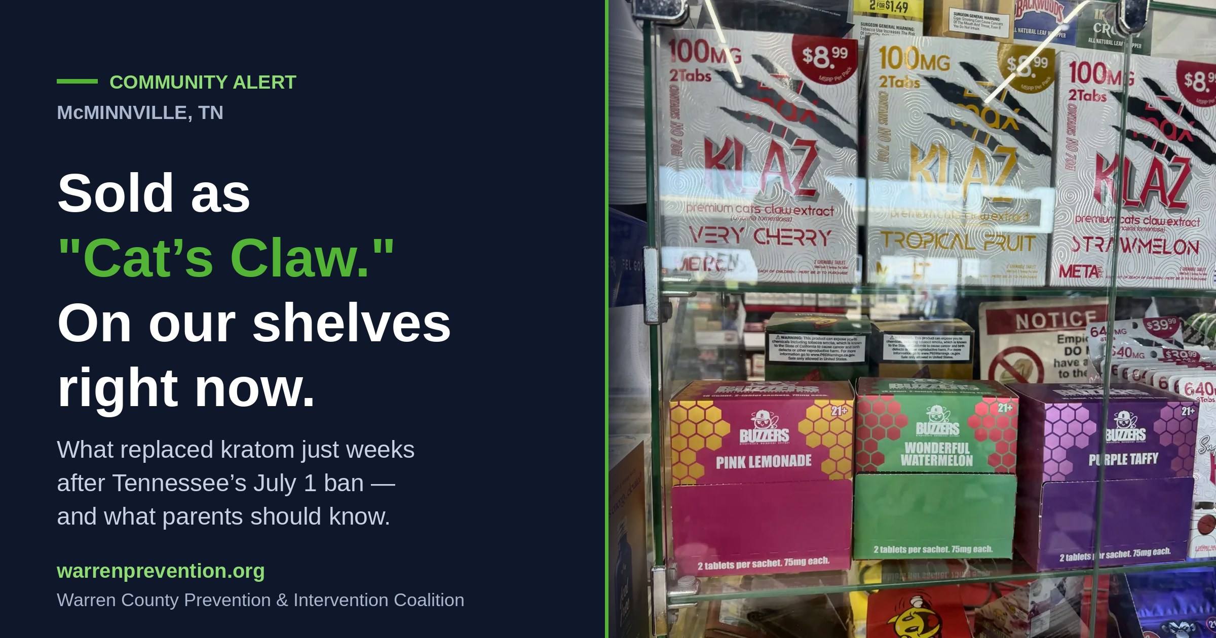 Kratom Is Off the Shelves in Tennessee. What Replaced It Should Concern All of Us.